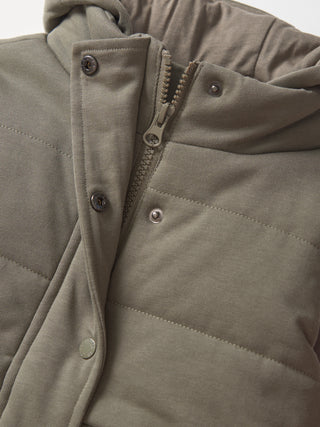 Little Bipsy Hooded Puffer Vest - Army Green