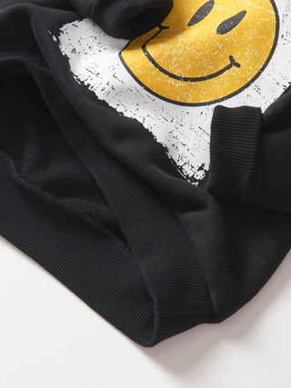 Little Bipsy Smiley Elevated Crewneck - Black