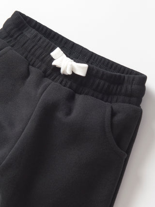 Little Bipsy Smiley Elevated Sweatpant - Black
