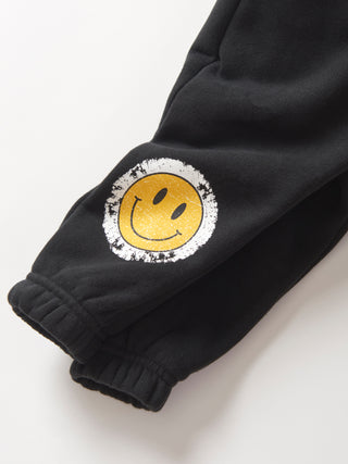 Little Bipsy Smiley Elevated Sweatpant - Black