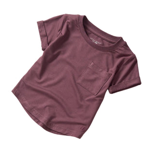 Little Bipsy Bamboo Pocket Tee - Huckleberry