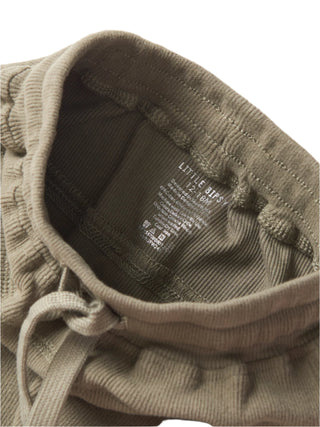 Little Bipsy Ribbed Joggers - Green