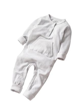 Little Bipsy Waffle Romper - Frost