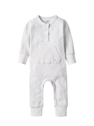 Little Bipsy Waffle Romper - Frost