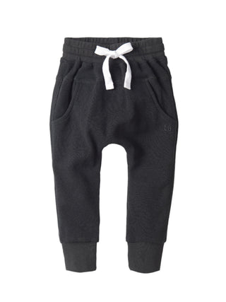 Little Bipsy Waffle Joggers - Black