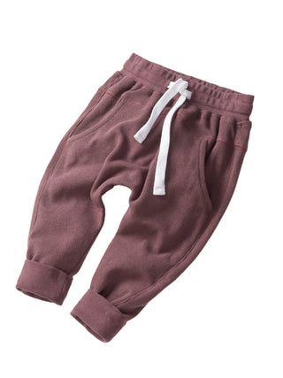 Little Bipsy Waffle Joggers - Huckleberry