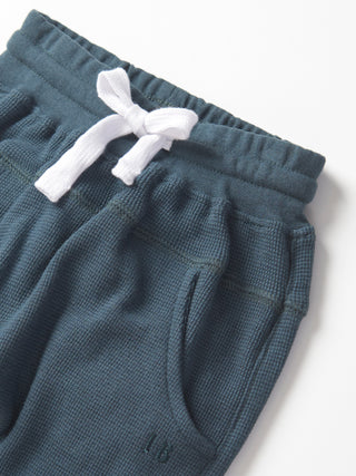Little Bipsy Waffle Joggers - Night Fall