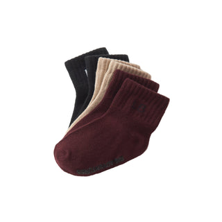 Little Bipsy Sock 3 Pack - Waffle Collection
Set of four pairs of socks in different colors on a white background