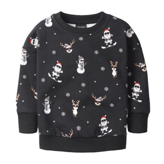 Little Bipsy Crewneck - Santa and Friends