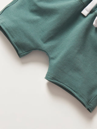 Little Bipsy Raw Edge Harem Short - Teal