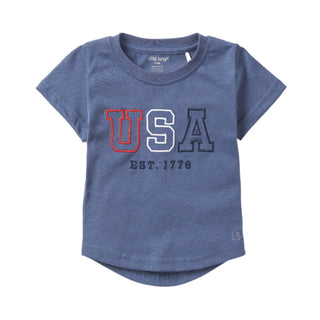 Little Bipsy USA Tee - Navy