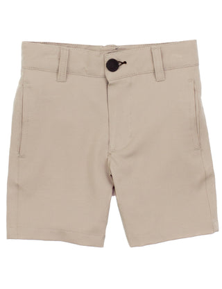 Properly Tied Boys Fairway Short - Khaki
Beige shorts on a white background