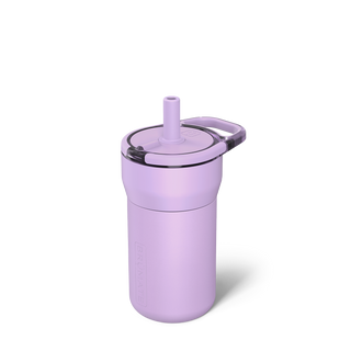 Brumate Leap 12oz cup in lavender with a sleek design and insulated body, perfect for keeping drinks cold or hot.
