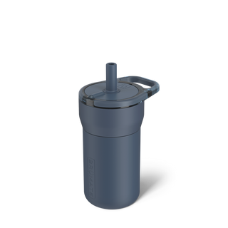 Brumate Leap 12oz - Nightfall Blue
Dark blue tumbler with straw lid on a white background