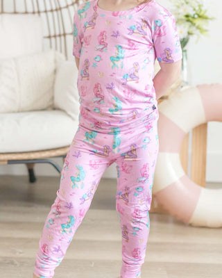 Lev Baby Ariella pajama set for infants, featuring soft fabric and playful print, ideal for cozy bedtime wear.
