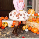 Sweet Wink Sequin Pumpkin Ivory Tutu, Sweet Wink, cf-size-1-2y-med, cf-size-2-4y-large, cf-size-4-6y-xl, cf-size-6-8y-xxl, cf-type-tutu, cf-vendor-sweet-wink, Fall, Halloween, Halloween Skirt