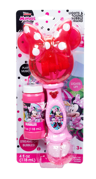 Little Kids Inc Bubble Disney Bubble Wand
Minnie Mouse bubble wand with packaging featuring Disney branding