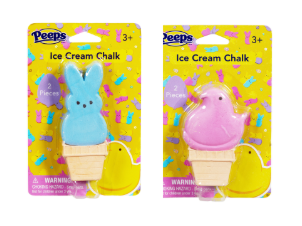 Little Kids Inc Peeps® Ice Cream Chalk
Two packages of Peeps ice cream chalk with colorful packaging.