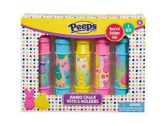 Little Kids Inc Peeps® Jumbo Chalk
Box of Peeps jumbo chalk with 5 holders on a white background