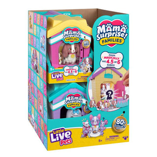 Little Live Pets™ Mama Surprise Families Mama’s House Toy
Mama Surprise! Families toy packaging with colorful design on a white background