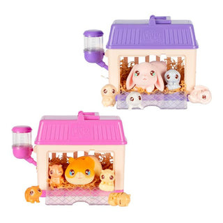Little Live Pets™ Mama Surprise Minis Playset
Toy pet houses with small figurines inside on a white background