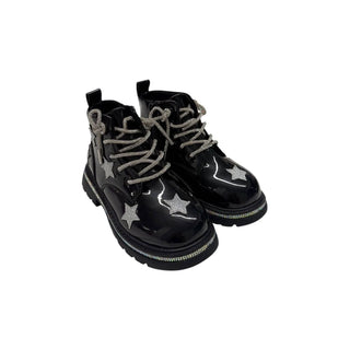 Lola and The Boys Black Patent Shimmer Stars Boots
Line drawing of a zodiac sign on a light gray background
