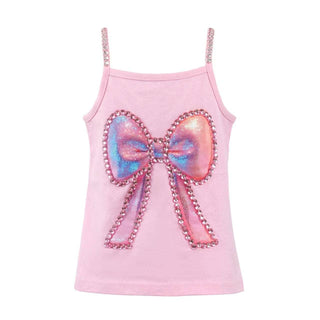 Lola and The Boys Pretty in Bow Tank Top