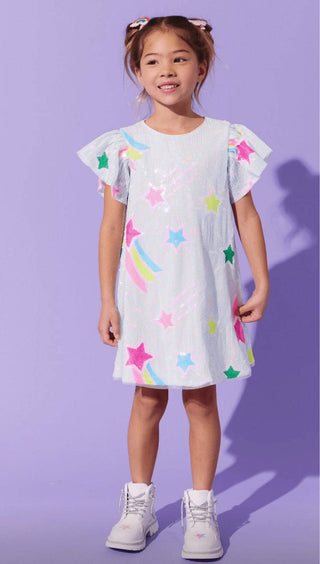 Lola and The Boys Rainbow Shooting Star Sequin Dress – Basically Bows & Bowties Lola and The Boys Rainbow Shooting Star Sequin Dress – Basically Bows & Bowties