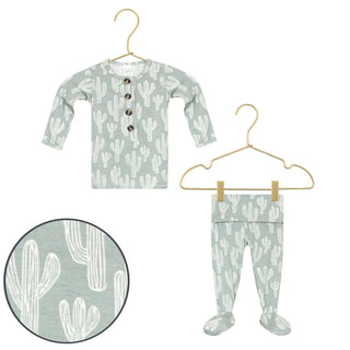 Lou Lou and Company Top and Bottoms - Knox
Children's outfit with cactus pattern on a white background