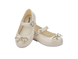 Mini Melissa Sweet Love Chrome - Beige / Gold