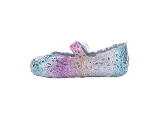 Mini Melissa Pollen - Multicolor
Colorful children's shoe with floral pattern on a white background