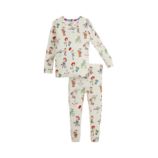 Magnetic Me x Disney L/S Modal Pajama Set - Toy Story Woody & Friends
Children's pajama set with a colorful pattern on a white background