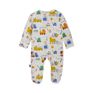 Magnificent Baby Magnetic Me Modal magnetic footie with toe zone, soft fabric, and easy magnetic closure for infants.