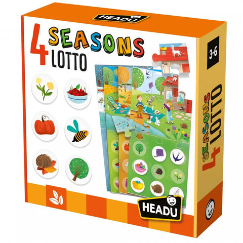 Headu 4 Seasons Lotto, Headu, Ages: 3-6, cf-type-games, cf-vendor-headu, EB Boy, EB Boys, EB Girls, Game, Headu, Montessori, Montessori Learning, Games - Basically Bows & Bowties