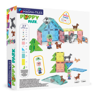 Magna-Tiles, Magna-Tiles Puppy Park™ 27-Piece Set, Toys - Basically Bows & Bowties