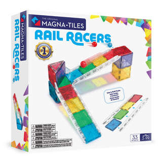 Magna-Tiles Rail Racers™ 33-Piece Set
