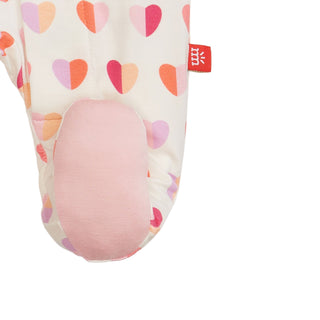 Magnetic Me Modal Magnetic Footie - Pink XOXO
Baby boppy pillow with heart pattern and visible brand logo on a white background