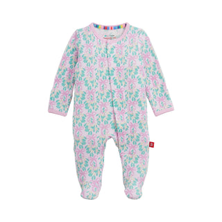 Magnetic Me Waffle Modal Magnetic Footie - Mistle Bow