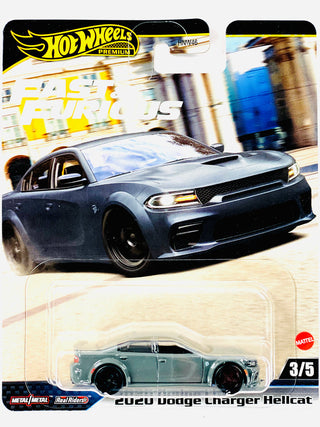 Mattel Hot Wheels 2025 Fast & Furious 2020 Dodge Charger Hellcat
Hot Wheels 2020 Dodge Charger Hellcat toy car in packaging with blurred background