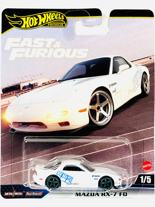 Mattel Hot Wheels 2025 Fast & Furious Mazda RX-7 FD
Hot Wheels Mazda RX-7 FD toy car in packaging with 'Fast & Furious' branding.