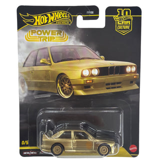 Mattel Hot Wheels 2026 Car Culture Power Trip BMW M3 toy car, detailed miniature model of the classic 1992 BMW M3.