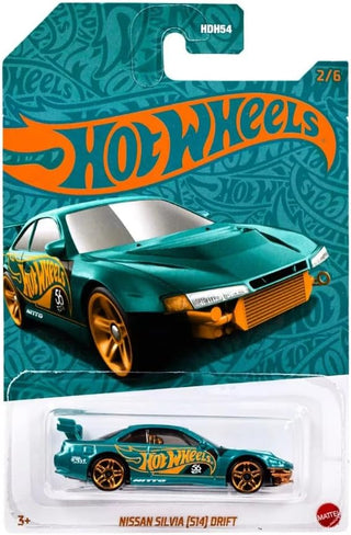 Nissan Silvia S14 Drift
Mattel Hot Wheels Basics Anniversary
Hot Wheels Nissan Silvia (S14) Drift toy car in packaging