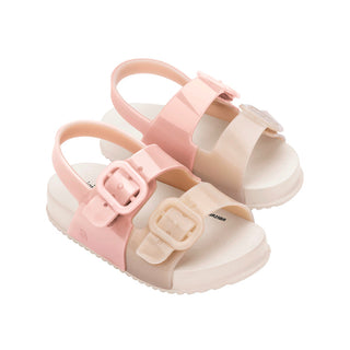 Mini Melissa Cozy Sandal - Pink / Beige