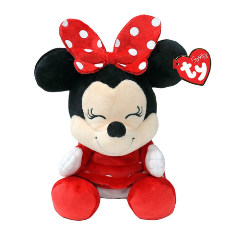 Ty x Disney Minnie Mouse Plush Beanie Babies, Ty Inc, cf-type-stuffed-animal, cf-vendor-ty-inc, Disney minnie Mouse, Minnie, Minnie Mouse, Plush Doll, Ty, Ty Disney, Ty Minnie Mouse, Ty Stuff