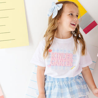 Sweet Wink Blue Plaid Skort