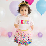 Sweet Wink First Birthday Patch S/S Tee - Ballet