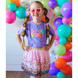 Sweet Wink, Sweet Wink Good Vibes Patch S/S Tee - Lavender - Basically Bows & Bowties