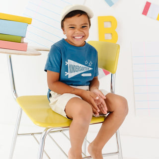 Sweet Wink Kindergarten Pennant Short Sleeve T-Shirt
