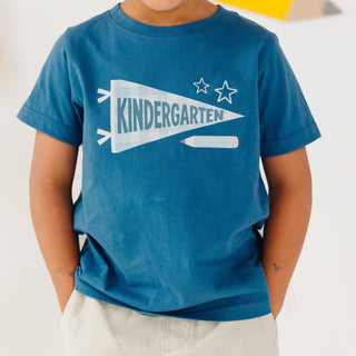 Sweet Wink Kindergarten Pennant Short Sleeve T-Shirt