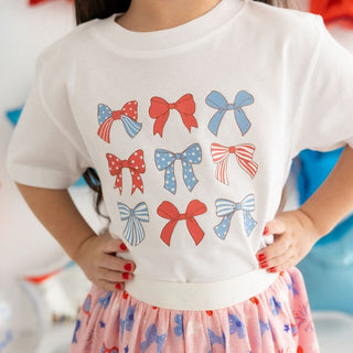 Sweet Wink Patriotic Cutie Short Sleeve T-Shirt - White